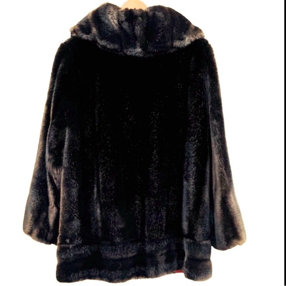Tissavel of France Faux Fur Coat Size Large - Picture 7 of 16